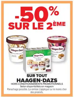 Carrefour Contact HAAGEN-DAZS Sur tout offre