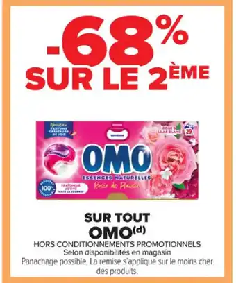 Carrefour Contact OMO Sur tout offre