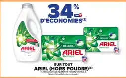 Carrefour Contact ARIEL Sur tout (hors poudre) offre