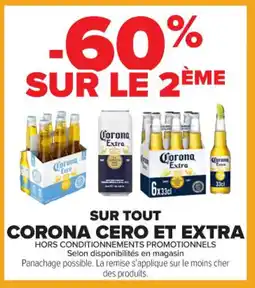 Carrefour Contact CORONA CERO ET EXTRA Sur tout offre