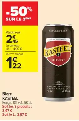 Carrefour Contact KASTEEL Bière offre