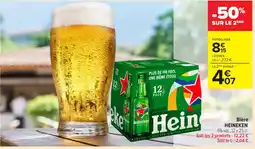 Carrefour Contact HEINEKEN Bière offre