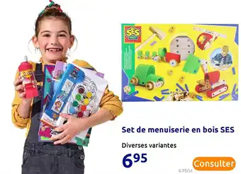 Set de menuiserie en bois SES