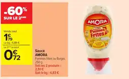 Carrefour Contact AMORA Sauce offre