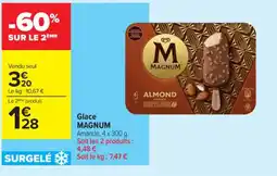 Carrefour Contact MAGNUM Glace offre