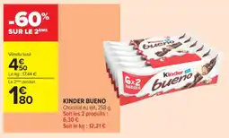 Carrefour Contact KINDER BUENO offre