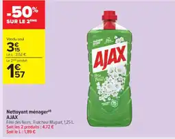 Carrefour Contact AJAX Nettoyant ménager offre