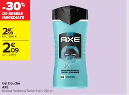 Carrefour Contact AXE Gel Douche offre
