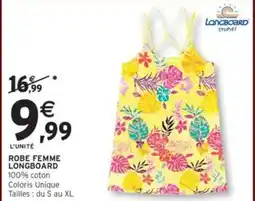 Intermarché Hyper LONGBOARD Robe femme offre