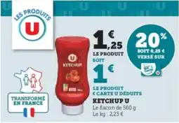 U Express Ketchup u offre