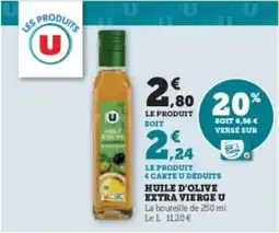 U Express Huile d'olive extra vierge u offre