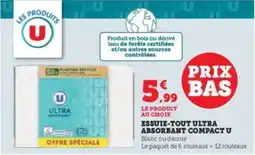 U Express Essuie-tout ultra absorbant compact u offre