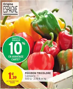 Intermarché Hyper Poivron tricolore offre
