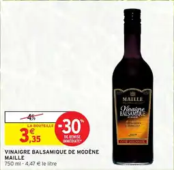 Intermarché Hyper Vinaigre balsamique de modène maille offre