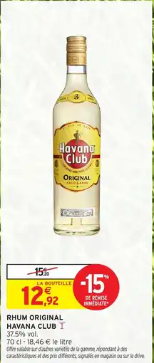 Intermarché Hyper Rhum original havana club offre