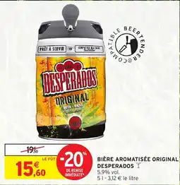 Intermarché Hyper Bière aromatisée original desperados offre