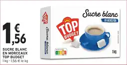 Intermarché Hyper Sucre blanc en morceaux top budget offre