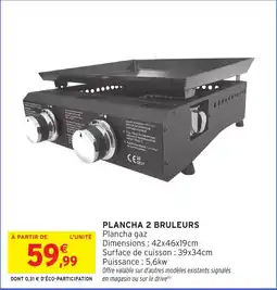 Intermarché Hyper Plancha 2 bruleurs offre