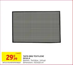 Intermarché Hyper Tapis bbq textilene oviala offre