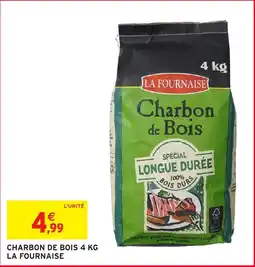 Intermarché Hyper Charbon de bois la fournaise offre