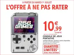 Intermarché Hyper Console de jeux portative offre
