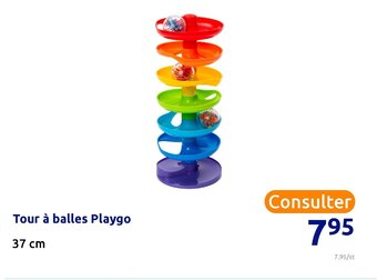 Action Tour à balles playgo offre
