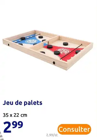 Action Jeu de palets offre