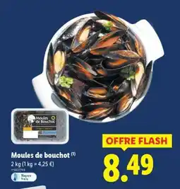 Lidl MOULES DE BOUCHOT offre