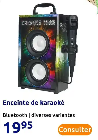 Action Enceinte de karaoké offre