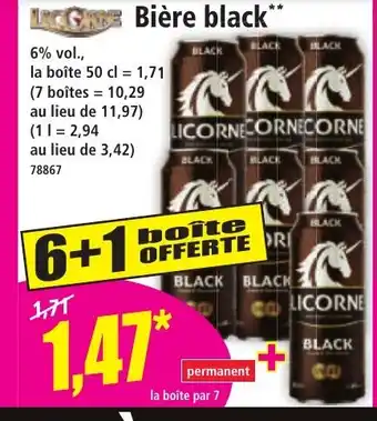 Norma Biere black offre