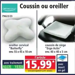 Norma Coussin ou oreiller offre
