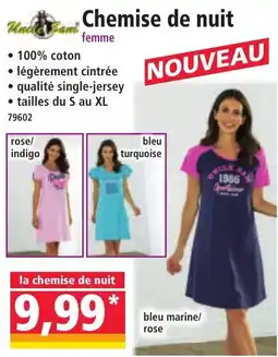 Norma Chemise de nuit offre
