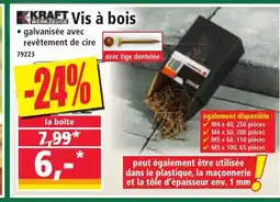Norma KRAFT Vis à bois offre