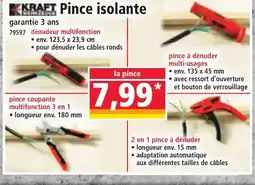 Norma KRAFT Pince isolante offre
