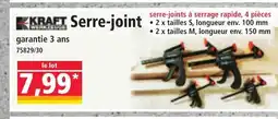 Norma KRAFT Serre-joint offre
