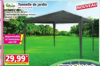 Norma Tonnelle de jardin offre
