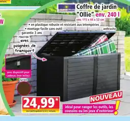 Norma Coffre de jardin offre