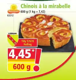 Norma Chinois à la mirabelle offre