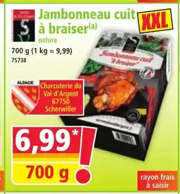Norma Jambonneau cuit à braiser offre