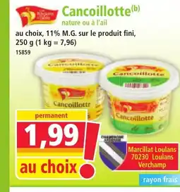 Norma Cancoillotte offre