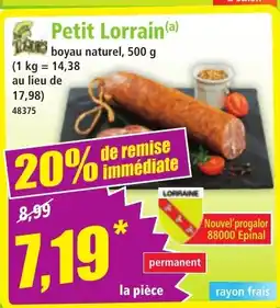 Norma Petit Lorrain offre