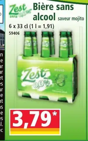 Norma ZEST Bière sans alcool offre