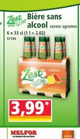 Norma ZEST Bière sans alcool offre
