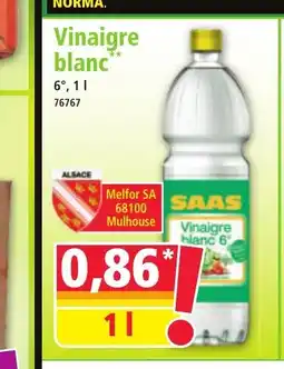 Norma Vinaigre blanc offre