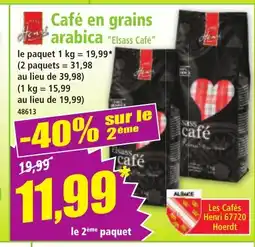 Norma Café en grains arabica offre