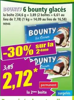 Norma BOUNTY 6 bounty glacés offre