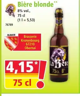 Norma Bière blonde offre