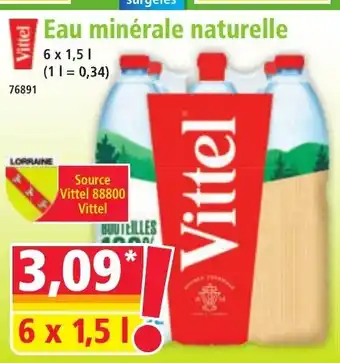 Norma VITTEL Eau minérale naturelle offre