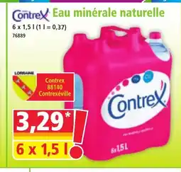 Norma CONTREX Eau minérale naturelle offre