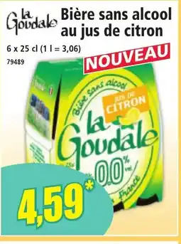 Norma LA GOUDALE Bière sans alcool au jus de citron offre